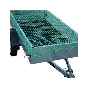Trailernet Ml : 160 x 110 cm incl. kantsnor og elastiksnor 45 mm masker. Farve grn.