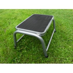 Camping trappe med 1 trin B 43 D 26 H 24 cm. Trin med skridsikker gummi 