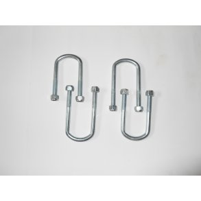 IFW U bjle for fastgrelse af 2 lags bladfjeder, gevind M 12 mm.