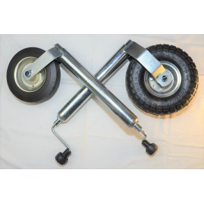 Næsehjul, Støttehjul, Klapbare støttehjul, Støtteben justerbare.