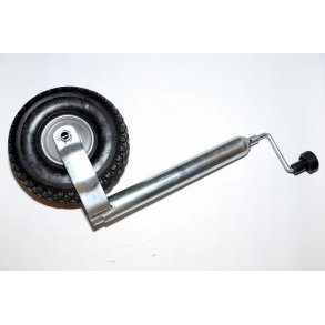 Stttehjul, m. Luftgummihjul  260 x 85 mm Rr  48 mm. 