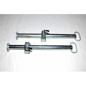 Sttteben 2 stk. Leveres med 2 stk. klembjler, lg, 700 mm.
