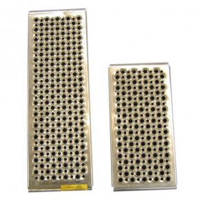 Aluminium gangbro, 100 cm lang, Bredde 20 cm, Hjde 3,5 cm. Belastning 200 kg