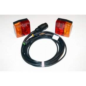 Aspck Minipoint Komplet lygtest m. 2 x 7 m kabel og 7 polet stik