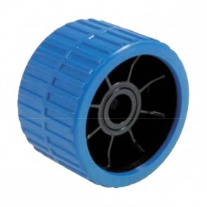 Siderulle til bdtrailer. Bl Polyuretan Plast. Ml :  120 x 75 mm