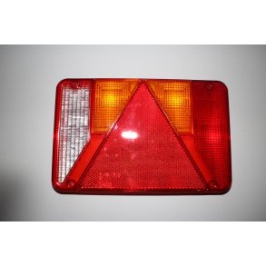 Radex Hjre Baglygte glas med baklys til Model 5901. Ml : 220 x 140 mm