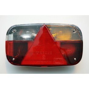 Aspck Multipoint III hjre Baglygteglas med trekant reflektor, Ml : 240 x 140 x 52 mm