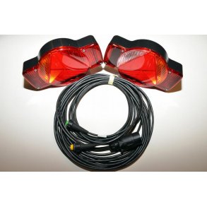 Humbaur Komplet lygtest med 2 x 7 m kabel 7 polet stik og 5 polet multistik til lygterne. 